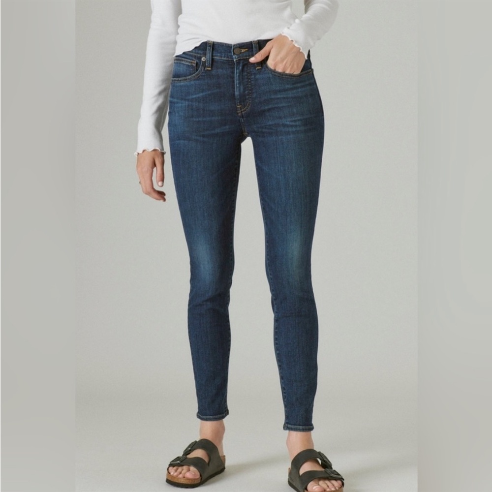 Lucky Brand Mid Rise Skinny Ava Ankle Denim Jeans Size 12/31